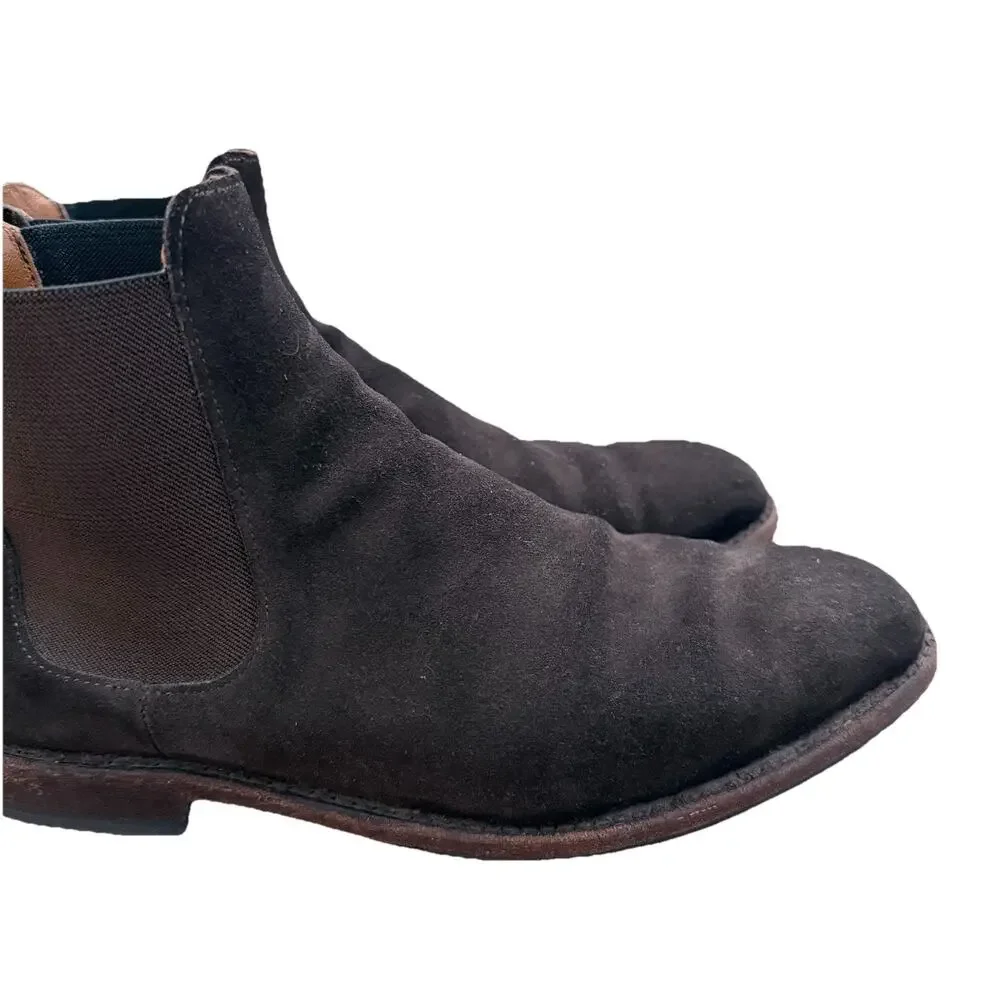 Allen Edmonds Liverpool Chelsea Dress Men’s Boots Brown Suede Size 9